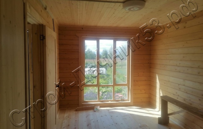 5 Брусовой дом ОД-16, 6х7м, 42М², Тульская область, Заокский район, коттеджный поселок «Покровское Южное» (2)